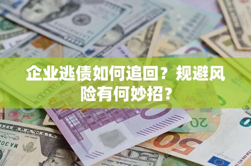 武汉企业逃债如何追回？规避风险有何妙招？