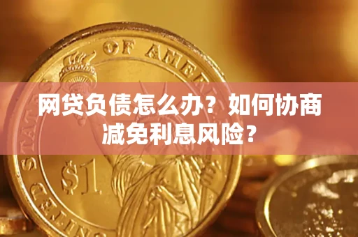 武汉网贷负债怎么办？如何协商减免利息风险？