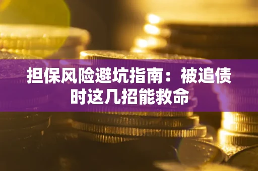 武汉担保风险避坑指南：被追债时这几招能救命
