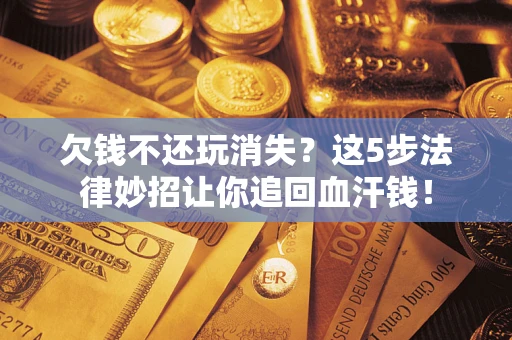 武汉欠钱不还玩消失？这5步法律妙招让你追回血汗钱！