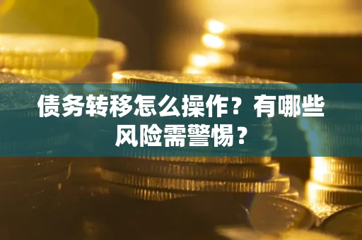 武汉债务转移怎么操作？有哪些风险需警惕？