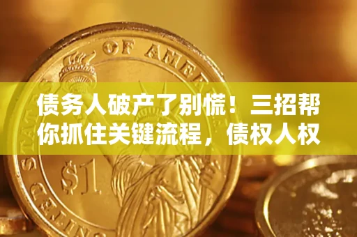 武汉债务人破产了别慌！三招帮你抓住关键流程，债权人权益不再缩水
