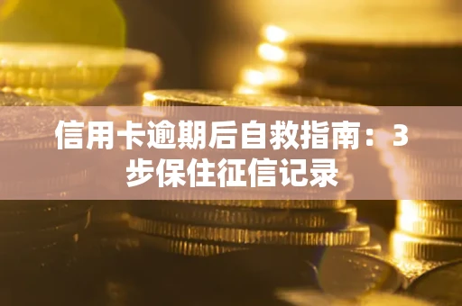 武汉信用卡逾期后自救指南：3步保住征信记录